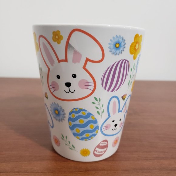 Easter Bunny Egg Mug Coffee Cup Tea Floral Sweet Expressions Holiday Brand New - Picture 2 of 6
